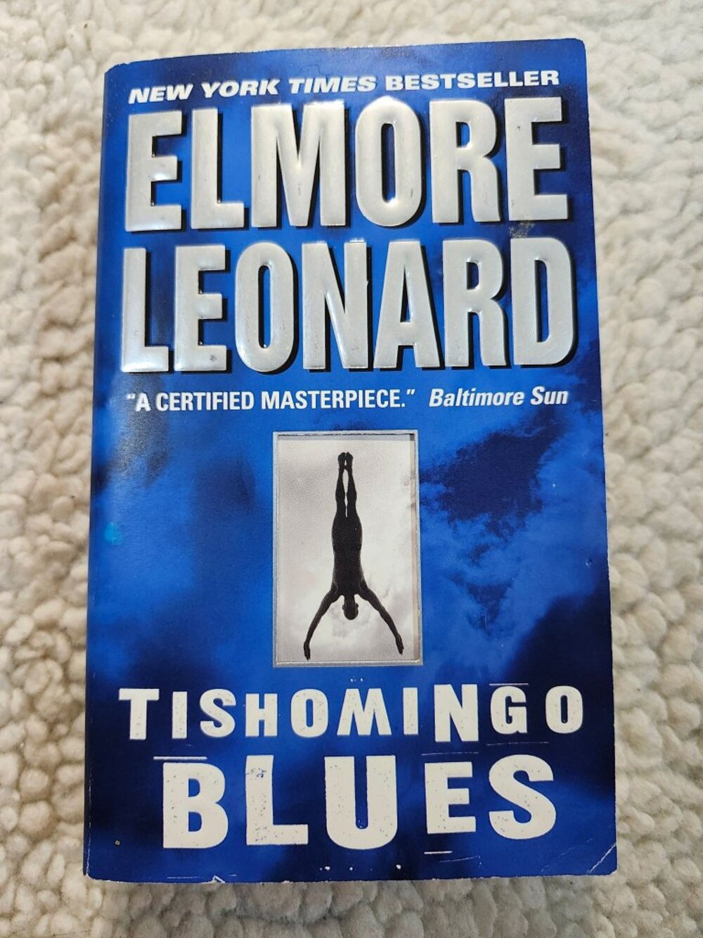 Elmore Leonard Tishomingo Blues Paperback HarperTorch 2003 Crime Novel Used